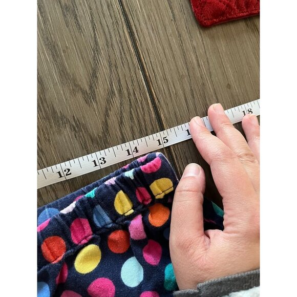 EUC AFTER PARTY Flannel Victoria's Secret Colorful Polka Dot Cotton Pajama Set - Picture 8 of 10